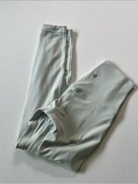 Lululemon High Rise Double Align Leggings in Artic Ocean Blue